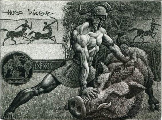 希臘神話人物—宙斯之子赫拉克勒斯，死后被封大力神